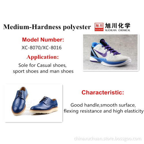 two component pu resin for mid-hardness shoe with low price and high quality